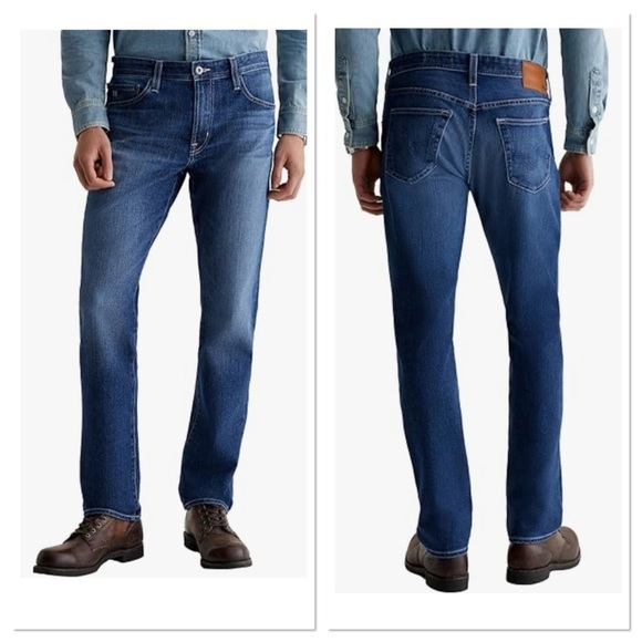 AG Mens Everett Slim Straight Jeans - Picture 1 of 10